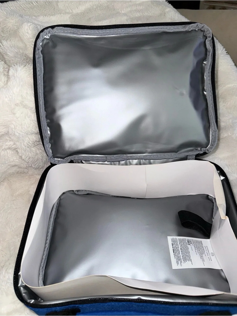Nike blue insulated lunch bag